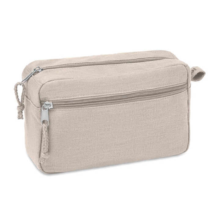 Trousse de toilette en chanvre