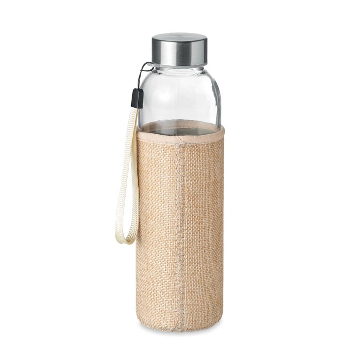 Bouteille & housse en jute