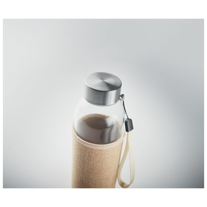 Bouteille & housse en jute
