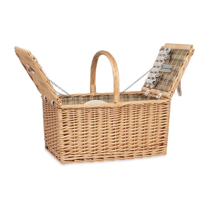 Panier pique-nique en osier 4