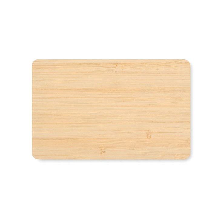 Carte RFID bambou