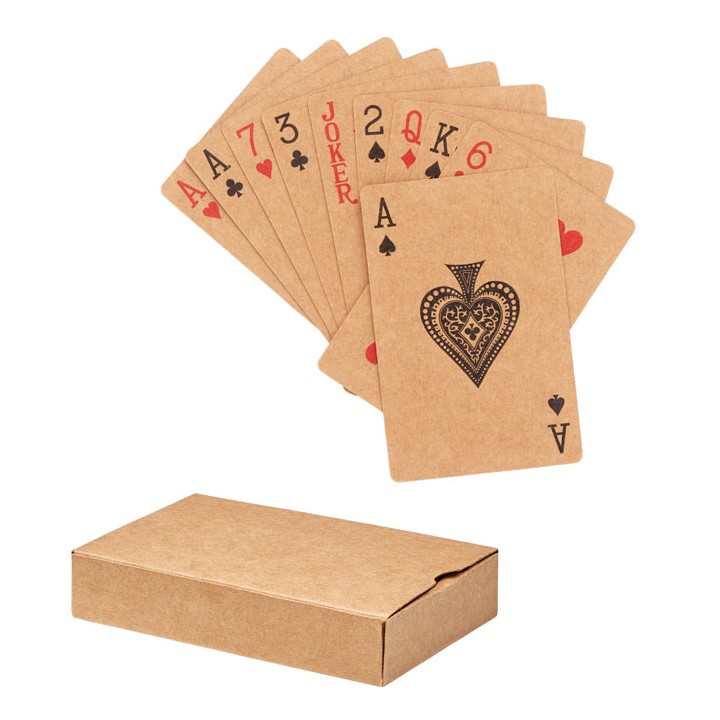 Cartes à jouer papier recyclé