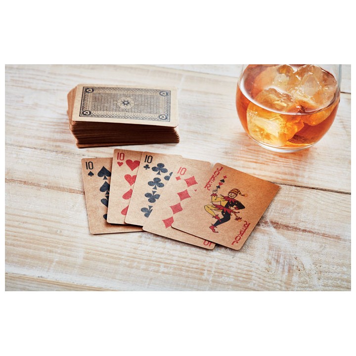 Cartes à jouer papier recyclé