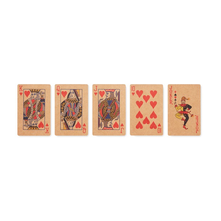 Cartes à jouer papier recyclé