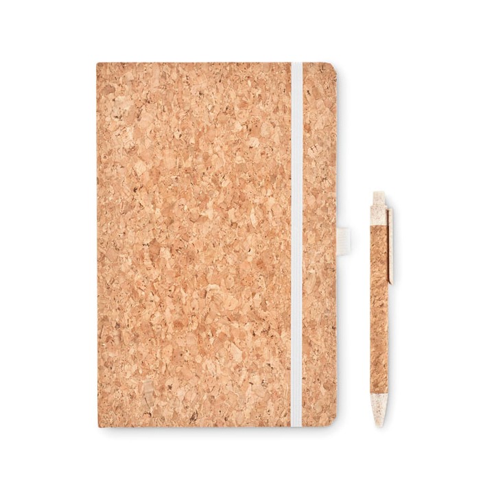 Carnet A5 & stylo en liège