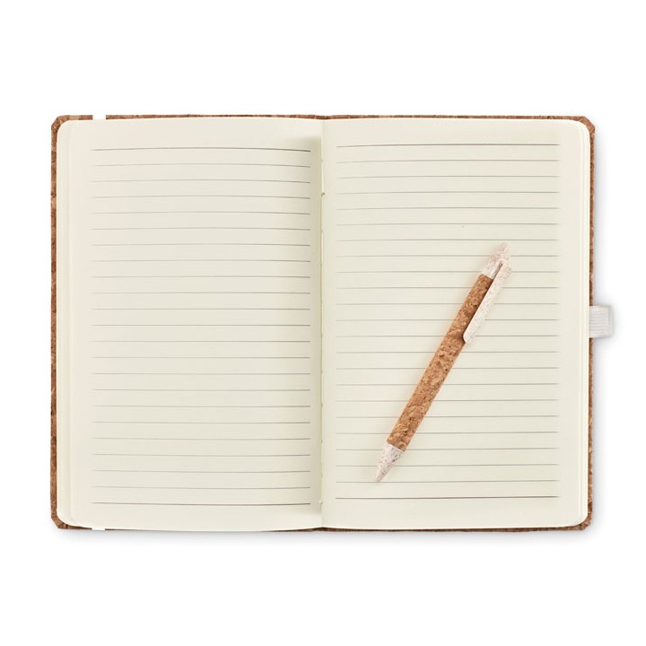 Carnet A5 & stylo en liège