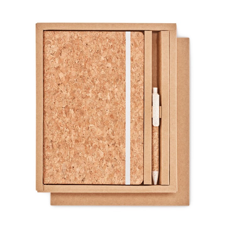 Carnet A5 & stylo en liège