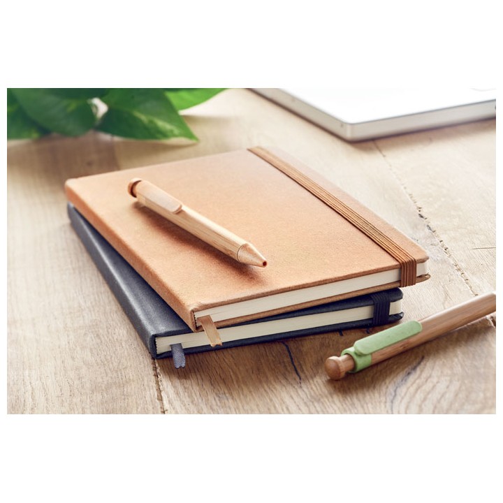 Carnet A5 ligné en PU recyclé