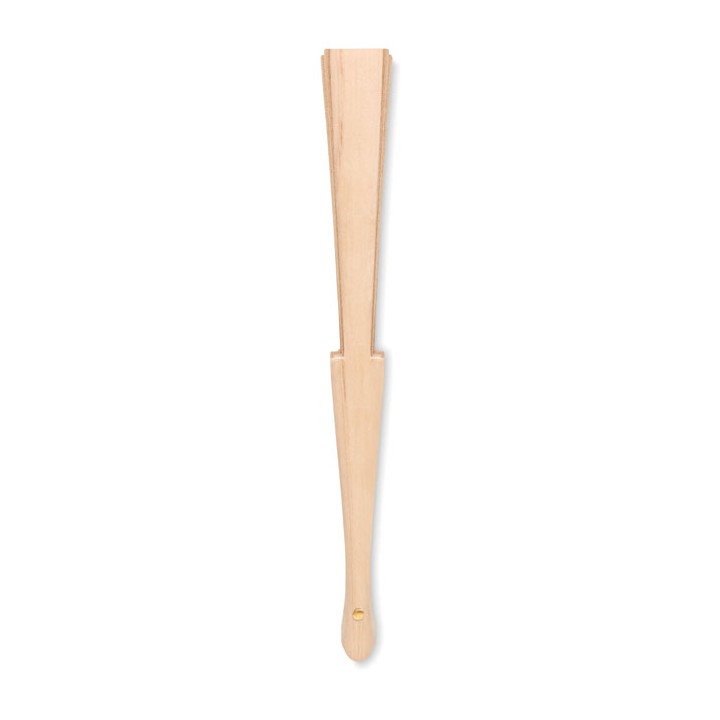 Eventail en bois et liège