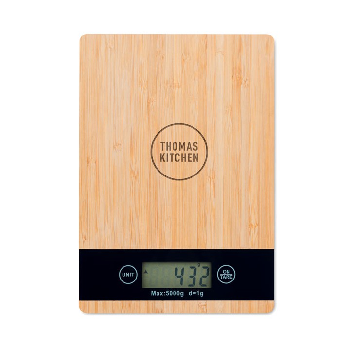Balance de cuisine bambou ABS