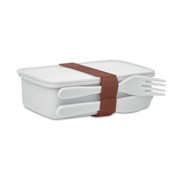 Boîte à lunch avec couverts