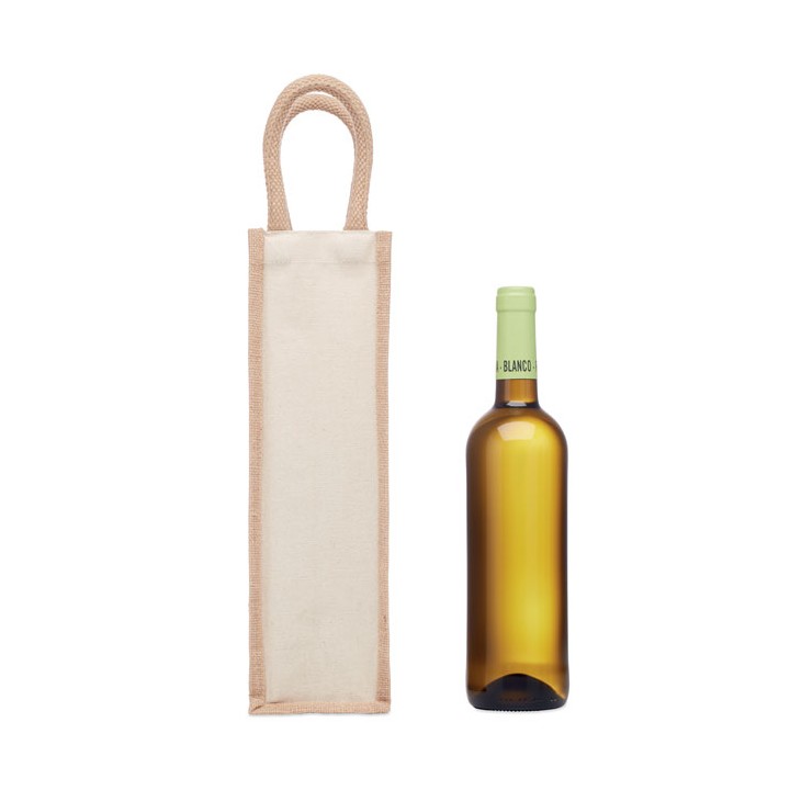 Sac en jute pour une bouteille