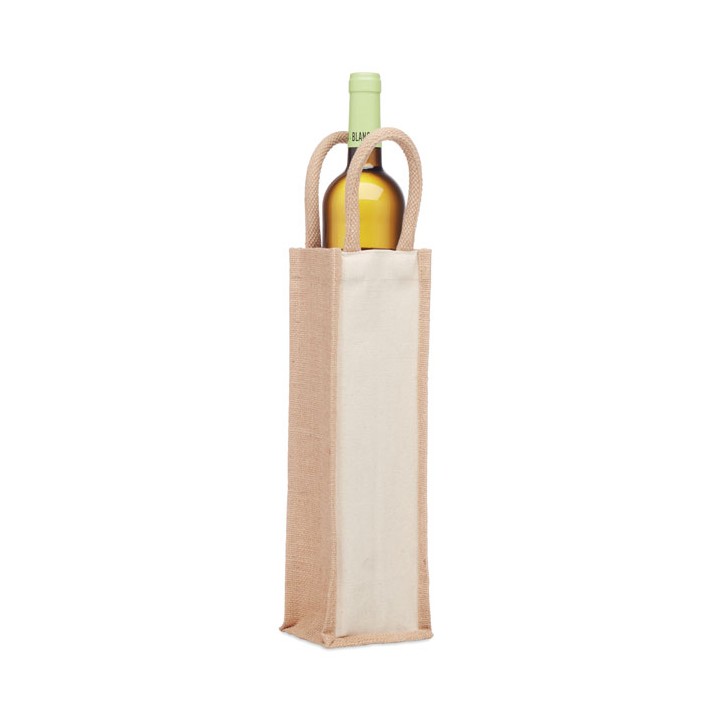 Sac en jute pour une bouteille