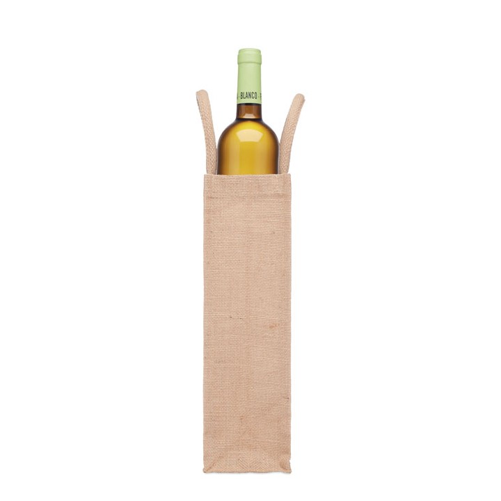 Sac en jute pour une bouteille