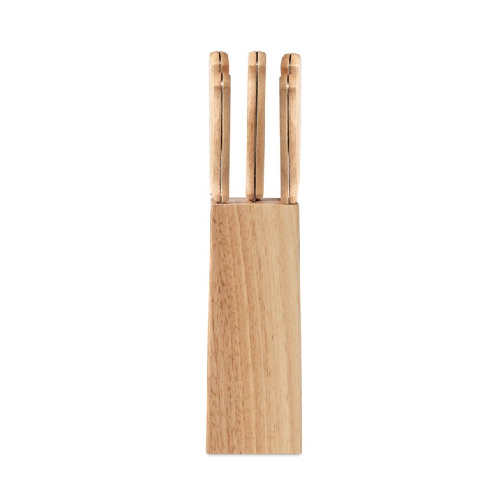 Set de 5 couteaux dans socle