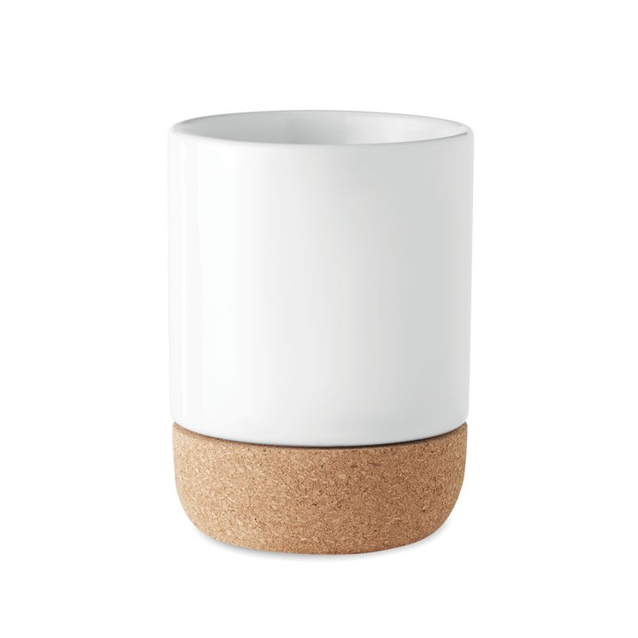 Tasse avec base en liège