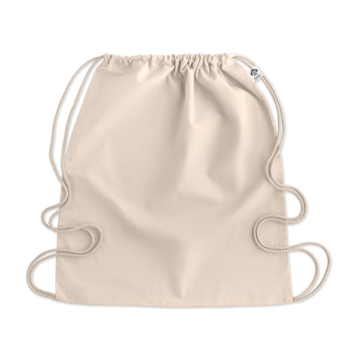Sac à cordon en coton organique