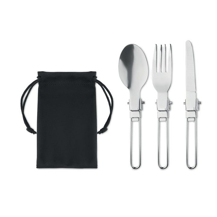 Set de 3 couverts de camping