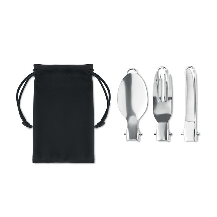 Set de 3 couverts de camping