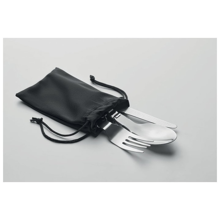 Set de 3 couverts de camping