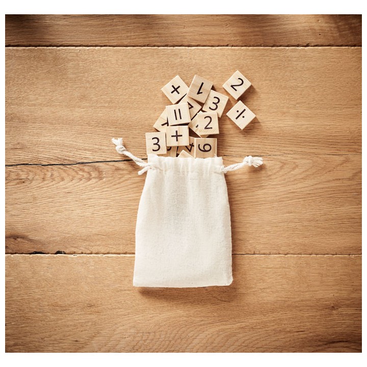 Jeu de comptage éducatif en bois