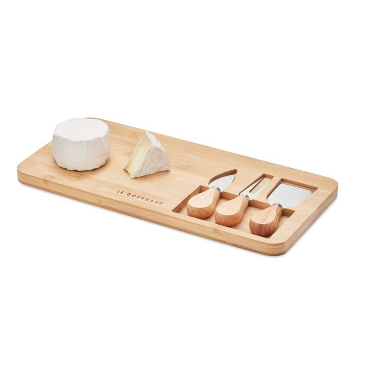 Plateau à fromage en bambou
