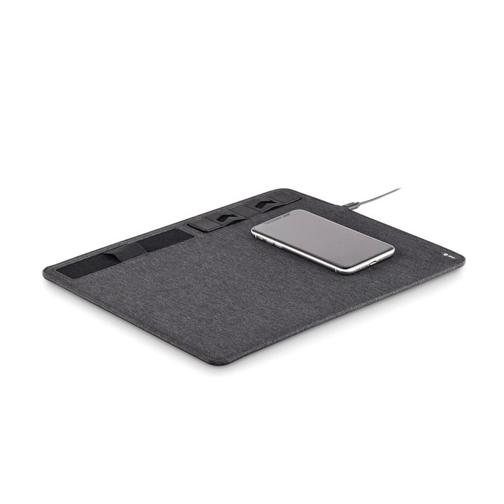 Tapis de souris RPET chargeur 15W