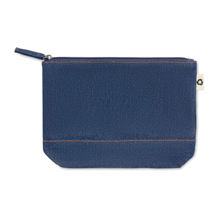 Trousse en denim recyclé