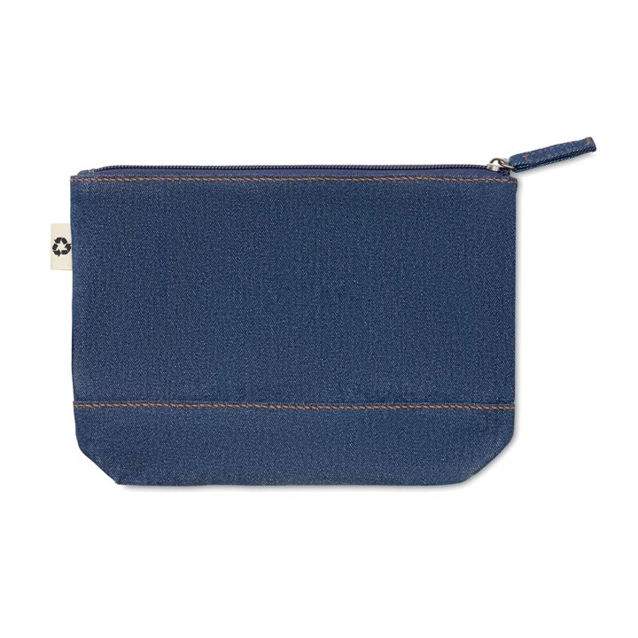 Trousse en denim recyclé