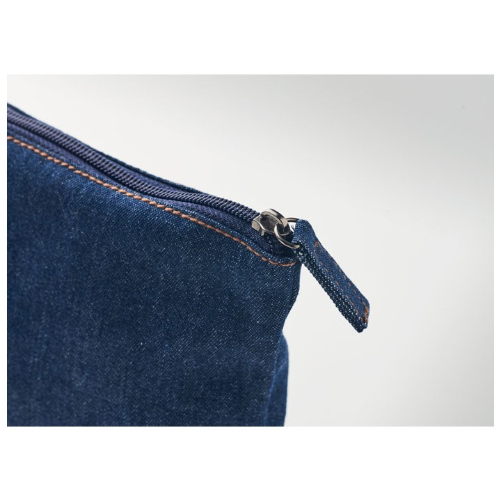 Trousse en denim recyclé