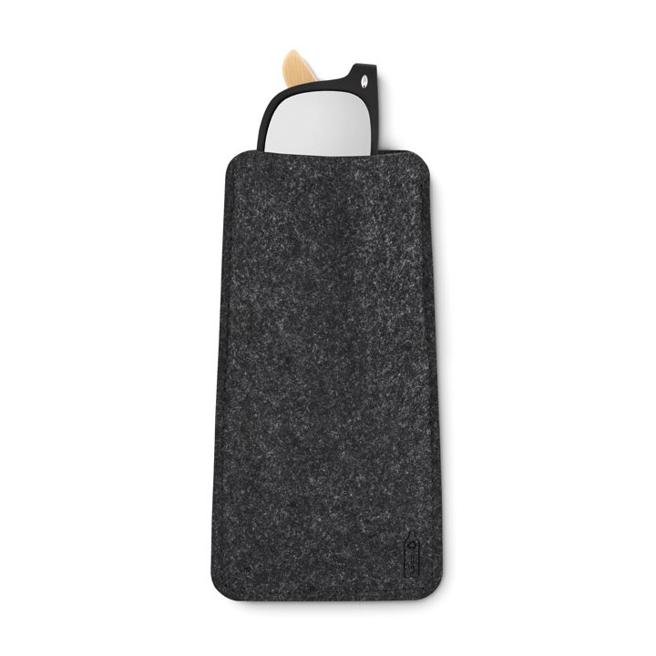 Etui à lunettes en feutre RPET