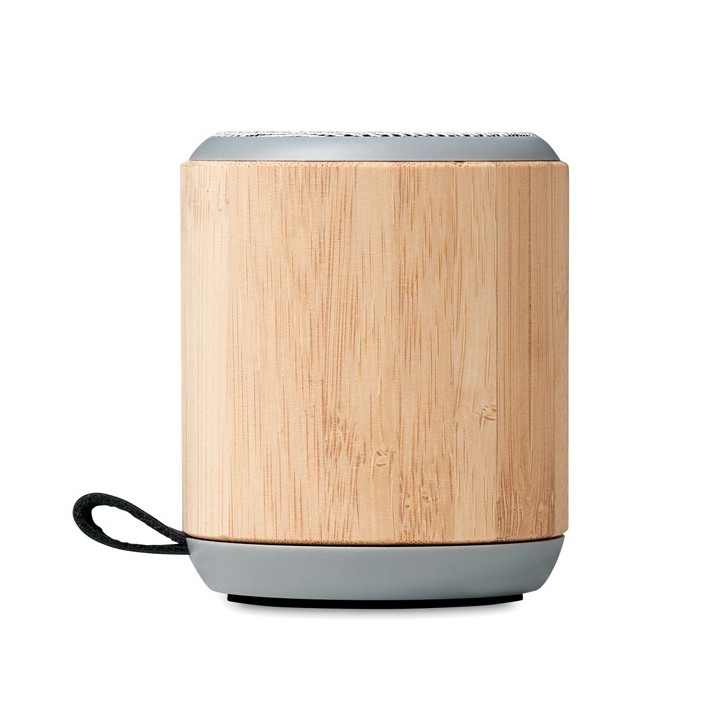 Haut-parleur sans fil en bambou