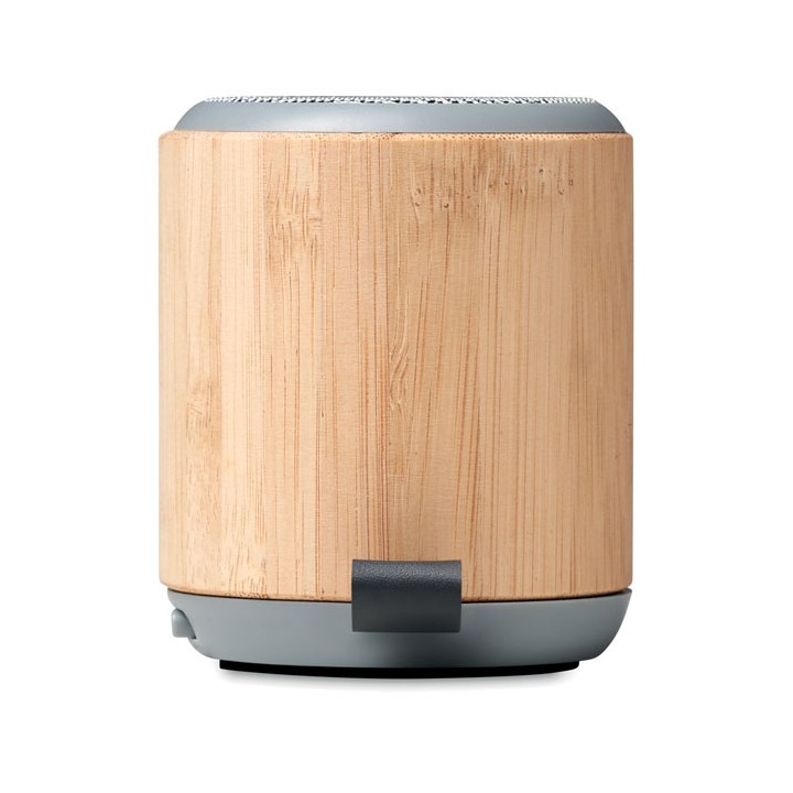 Haut-parleur sans fil en bambou