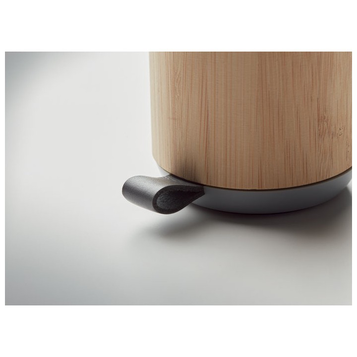 Haut-parleur sans fil en bambou