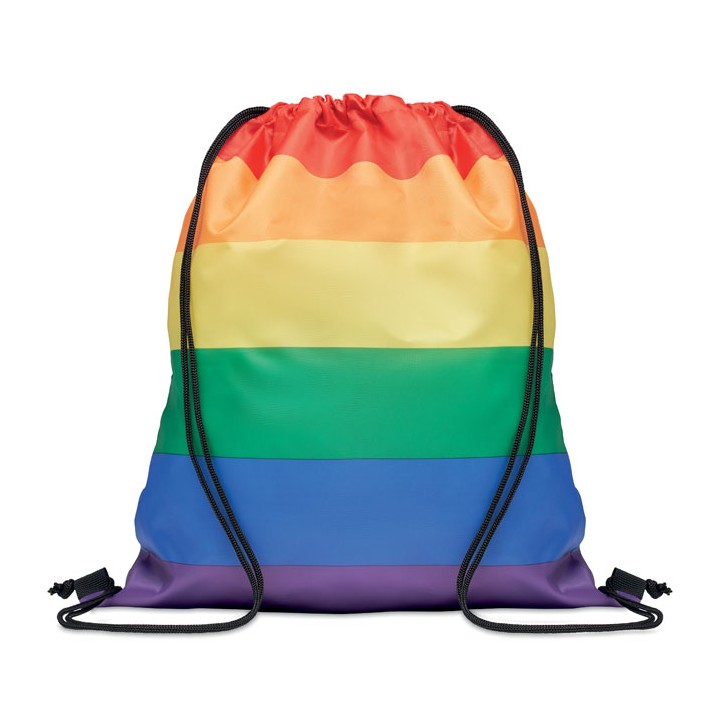 Sac à cordon arc-en-ciel  RPET