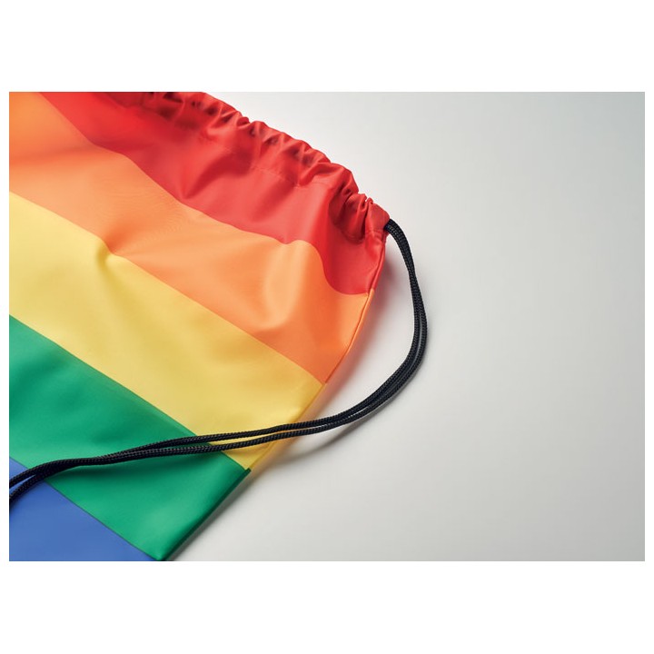 Sac à cordon arc-en-ciel  RPET