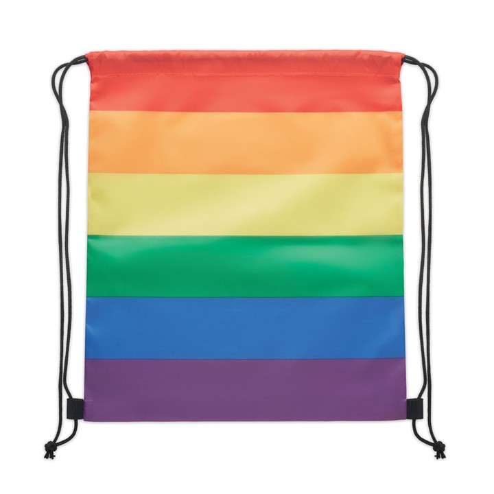 Sac à cordon arc-en-ciel  RPET