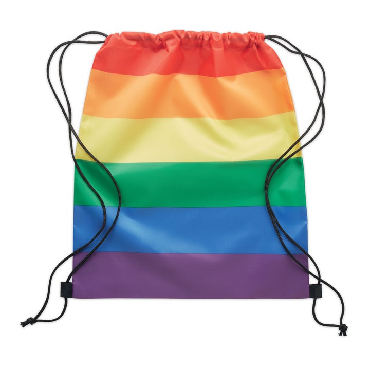 Sac à cordon arc-en-ciel  RPET