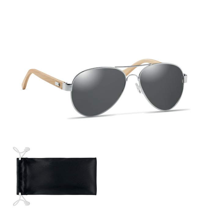 Lunettes de soleil en bambou