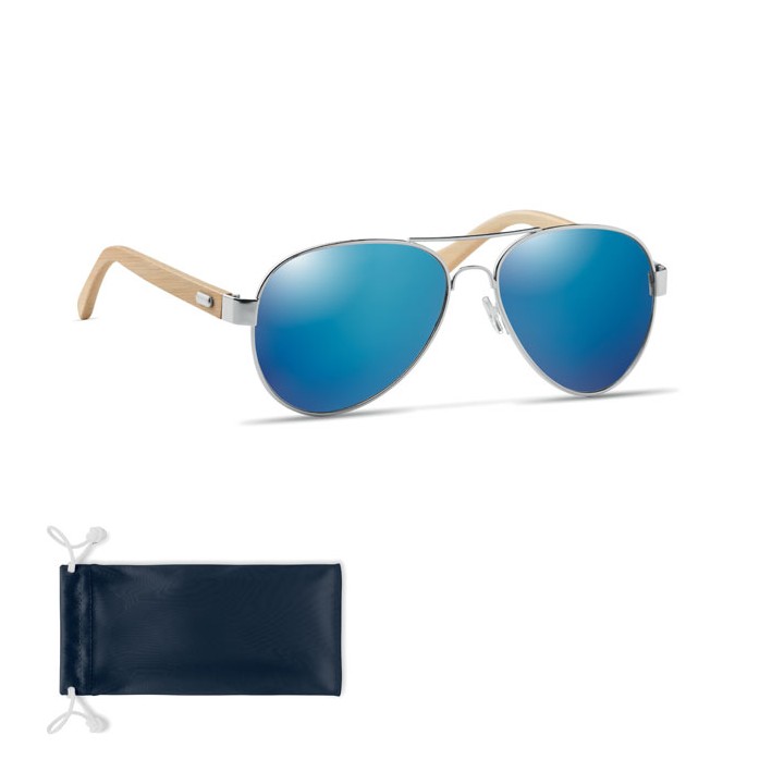 Lunettes de soleil en bambou