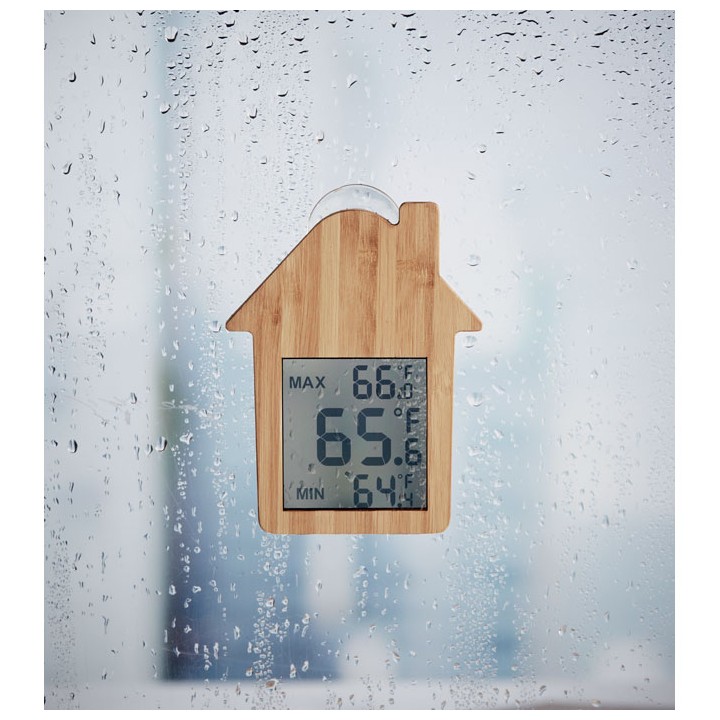Station météo en bambou