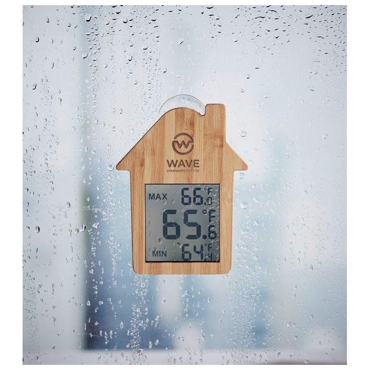 Station météo en bambou