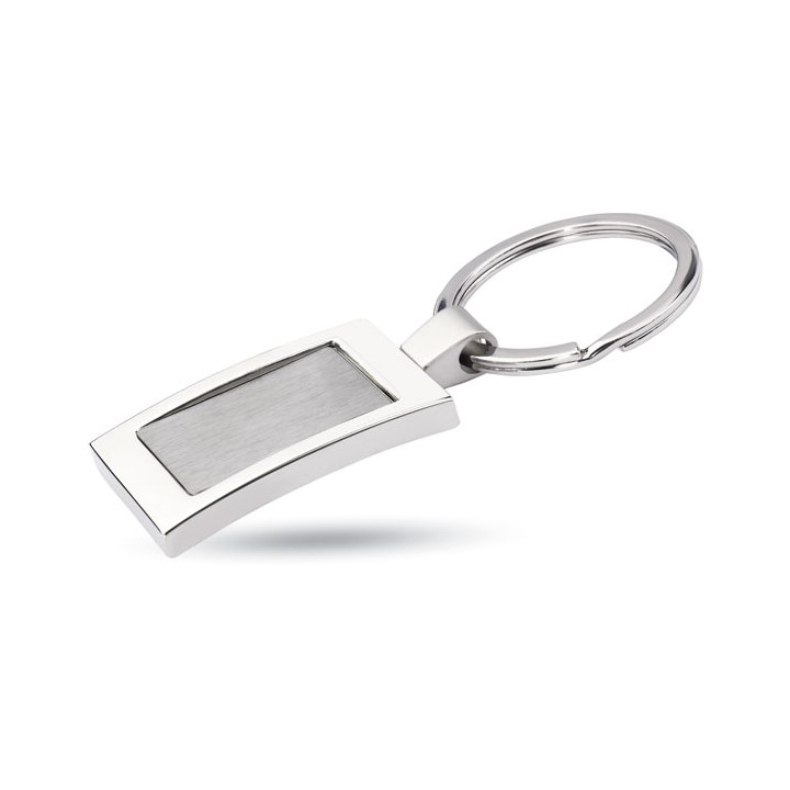 Porte-clés rectangulaire métal