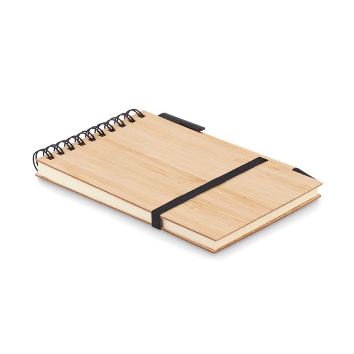 Set de bloc-notes A6 en bambou