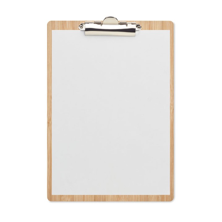 Porte-bloc en bambou A4