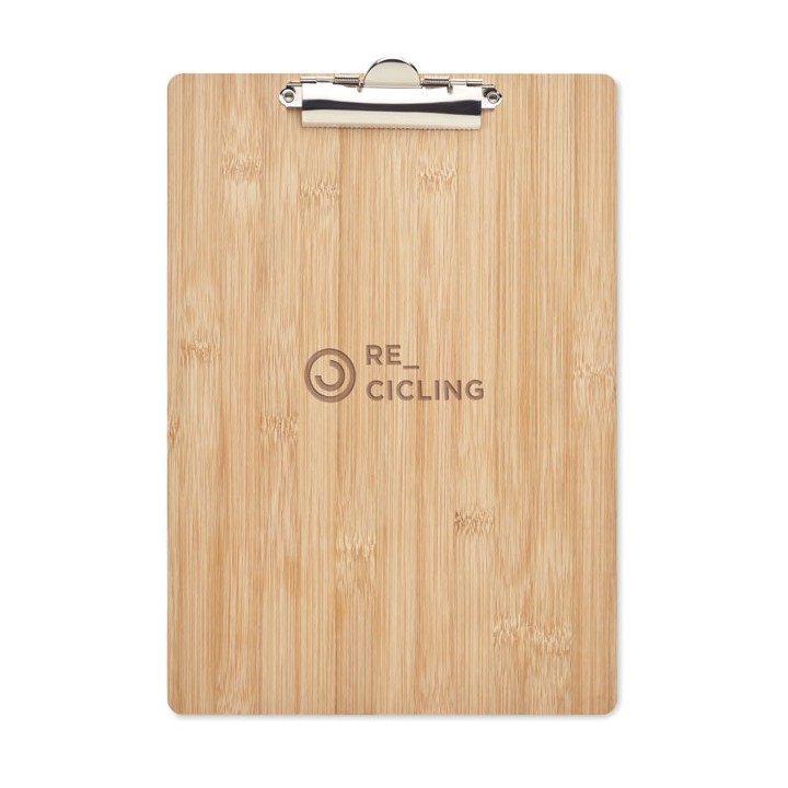 Porte-bloc en bambou A4