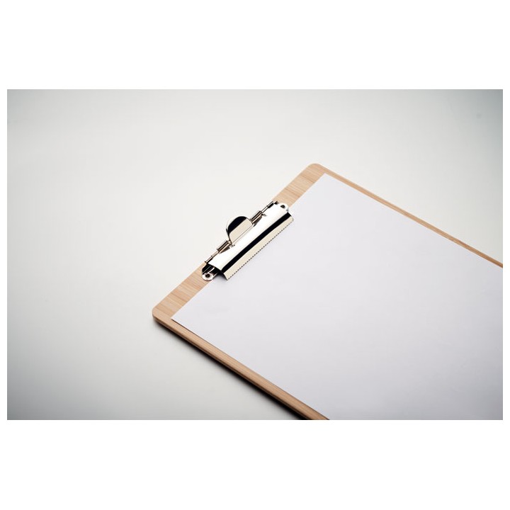 Porte-bloc en bambou A4