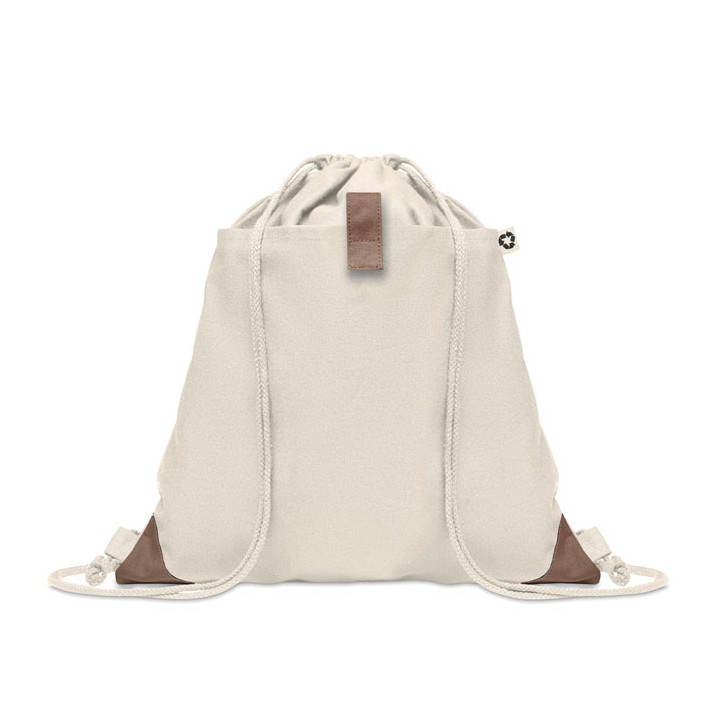 Sac à cordon en coton recyclé