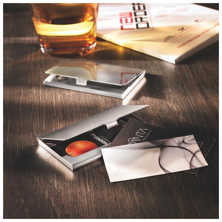 Etui cartes de visite en métal