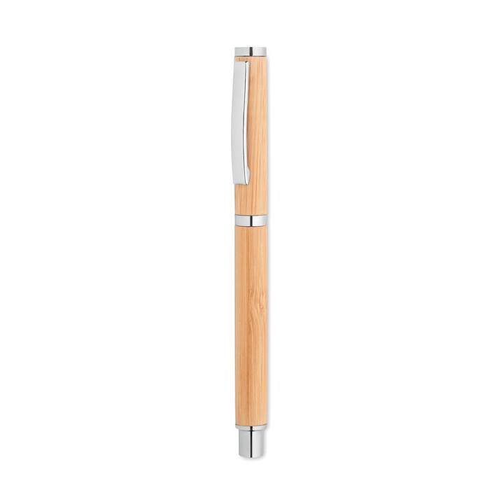 Stylo encre gel en bambou